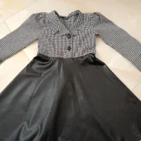 کراپ دامن چرم و پیراهن چرم بچگانه|کفش و لباس بچه|اسفراین, |دیوار