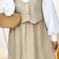 ست سه تیکه بولیز جلیقه و دامن بسیار شیک
