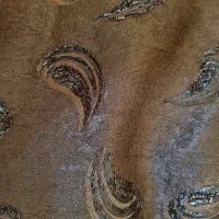 پرده ضخیم قهوه ای نو