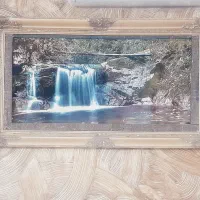 تابلو فرش نقش آبشار|تابلو فرش|کرج, پیشاهنگی|دیوار