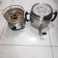 سماور گازی ،دو تیکه ،سالم