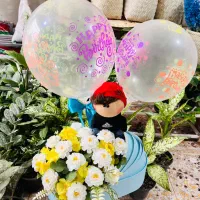 دسته گل باکس گل طبیعی و مصنوعی