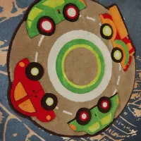 فرش گرد زربافت یک در یک در حدنو|فرش|کرج, مصباح|دیوار