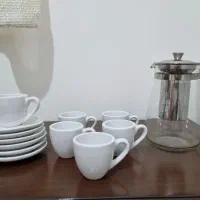 شات شش عددی به همراه قوری پیرکس