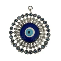 آویز تزیینی طرح چشم نظر مدل دایره ای کد 814463