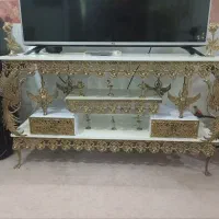 میز تلویزیون برنجی