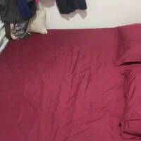 تخت فلزی  و تشک ۱۶۰در ۲۰۰