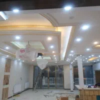 اجرای سفیدکاری. گچبری و طرح کناف با گچ
