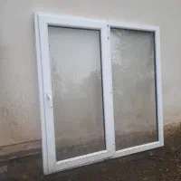 ۲ عدد پنجره دوجداره پی وی سی(pvc) بزرگ|مصالح و تجهیزات ساختمان|رستمآباد, |دیوار