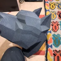 مجسمه سگ بولداگ وگوزن شاخدار