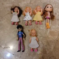 ۶عدد عروسک  مدل باربی کوچک  درحدنو