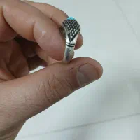 انگشتر نقره فیروزه نیشابور|جواهرات|مشهد, شیرودی|دیوار