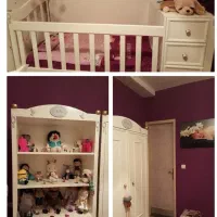 سرویس خواب نوزادی و کودک ترک در حد نو|تخت و صندلی بچه|فردیس, نسترن غربی|دیوار