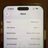 آیفون ۱۶ پرومکس ۱ ترابایت رنگ Desert|موبایل|تهران, شهرک غرب|دیوار