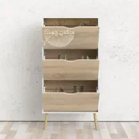 جاکفشی داشبوردی کمجا آپارتمانی پایه چوبی مدل BARLY