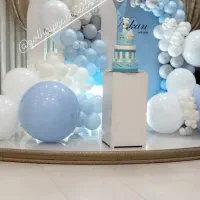 بادکنک آرایی گل آرایی تم تولد افتتاحیه