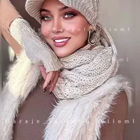شال رینگی و دستکش و کلاه