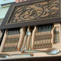 سرویس قاشق چنگال برند رنزو 18 نفره