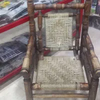 فروش مبل چوبی حصیری|مبلمان خانگی و میز عسلی|خرم‌آباد, |دیوار