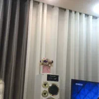 پرده حریر ساده ومخمل ترک|پرده، رانر، رومیزی|سبزوار, کاشفی شمالی (دادگستری)|دیوار