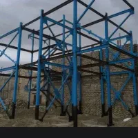 زمین فقط شناژ ریخته شده است..مسکن ملی پاسدارن.