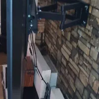 نصب پایه دیواری انواع تلویزیون متحرک و ثابت|خدمات پیشه و مهارت|ارومیه, |دیوار