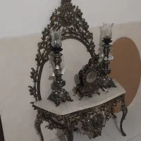 آیینه و شمعدان آلمینیوم خشک