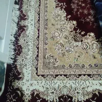 فرش ۹ متری و ۶ متری زمینه قرمز سالم و تمیز