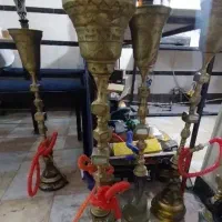 قلیان قدی برنز|کلکسیون اشیاء عتیقه|اردبیل, |دیوار