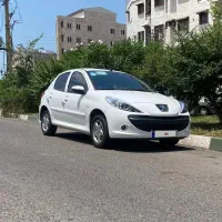 207 مدل 1404 سفید tu5p بی رنگ در حد صفر