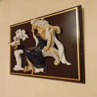 تابلو چینی برجسته عتیقه