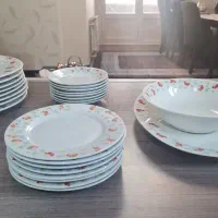 سرویس چینی ۸ نفره ۴۵ پارچه|ظروف سرو و پذیرایی|تهران, چوب تراش|دیوار