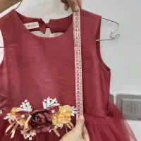 لباس پیراهن مجلسی کودک دوقلو قیمت توافقی|لباس|رشت, منظریه|دیوار