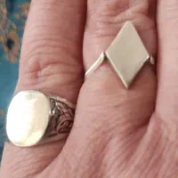 انگشتر نقره گردون رزق و روزی و چشم زخم