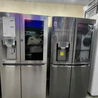 ساید ال‌جی اصل کره مدل X24X348 در رنگ دودی وسیلور