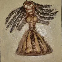 مجسمه روی بوم، ابعاد بوم ۳۰ در۴۰