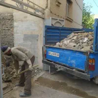 حمل و بارگیری نخاله ساختمانی سرامیک بلوک