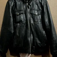 کاپشن چرم آمریکایی xl