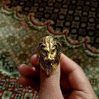 انگشتر شیر طلایی نونو