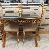 میز ناهارخوری سلطنتی ۴ نفره شیک و خاص|میز و صندلی غذاخوری|قدس, شهرقدس|دیوار