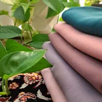 روسری کرپ حریر تک رنگ|لباس|فردوس (خراسان), |دیوار