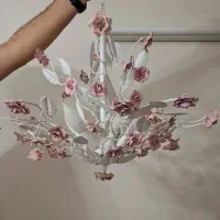 ست ساعت و دو عدد لوستر نو نو|لوستر و چراغ آویز|کرج, باغستان|دیوار