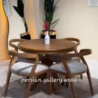 میز ناهارخوری آوین انواع چوبی پارچه ای حصیری