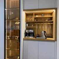 «آشپزخانه رویایی+کمد دیواری لوکس خانه‌ای متفاوت