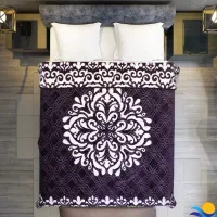 پتو دو نفره طرح شکوفه|رختخواب، بالش، پتو|مشهد, پایین خیابان|دیوار