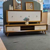 آینه کنسول بلوط