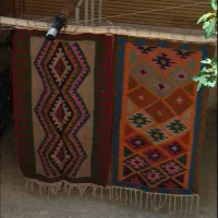 تاب تایلندی و  پوست بز و دوتا گلیم نمدی|گلیم، جاجیم، گبه|شاهین‌شهر, فردوسی|دیوار