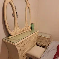 سرویس تخت خواب دونفره با تشک در حد نو|تشک تختخواب|لاهیجان, کوی استادان|دیوار