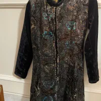 مانتو مخمل مشکی|لباس|اصفهان, عباس‌آباد|دیوار