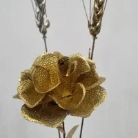 شاخه گل برنز و گندم
